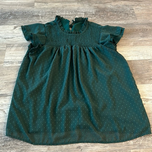 Dark green blouse size L-in great condition! - Picture 1 of 3